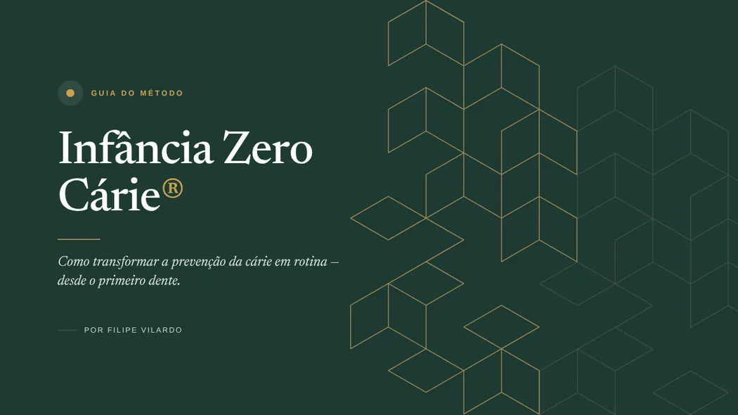 Capa do e-book Infância Zero Cárie